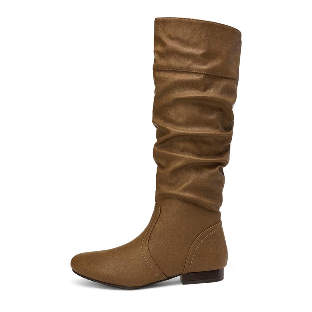 NEW Camel Knee-High Slouch Boots (7)